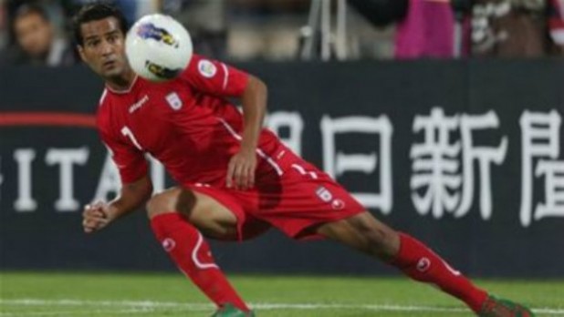 Ο Μασούντ με την φανέλα του Ιράν