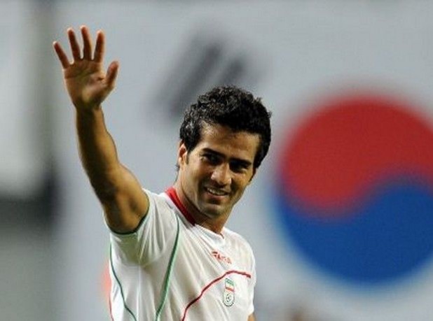 Ο Μασούντ με την φανέλα του Ιράν