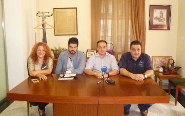 Διακρίνονται οι: Β. Αργύρη, Δ. Λάμπρου, Ν. Σταυρογιάννης και Δ. Μώρης